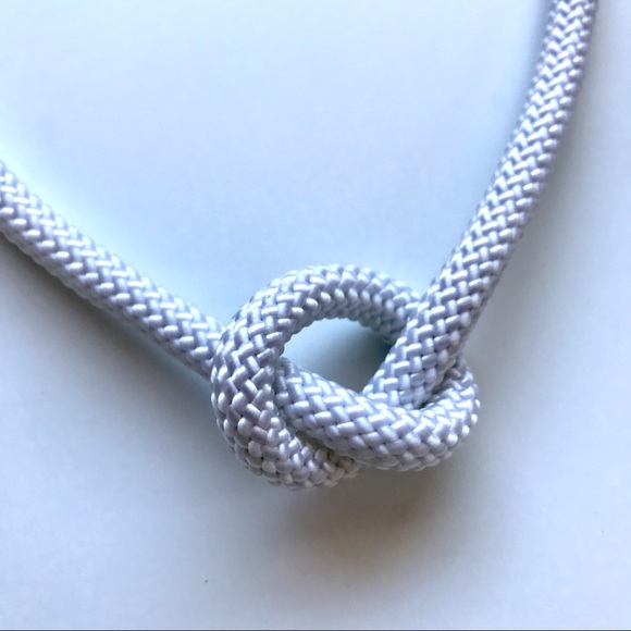 White rope necklace - Multiple ways to wear - Picture 9 of 15